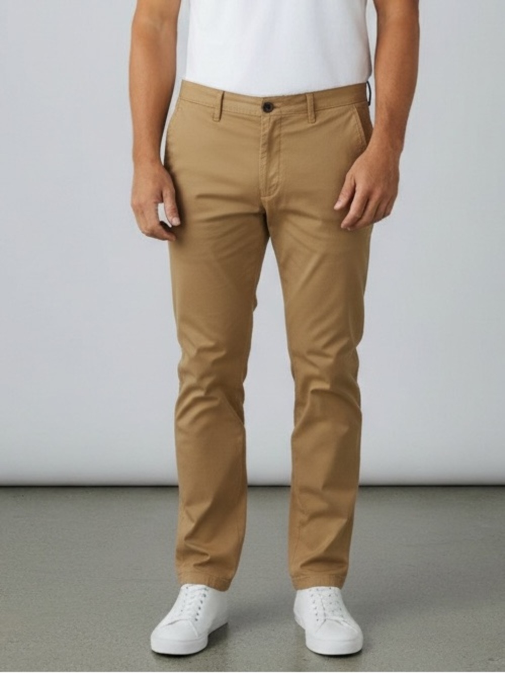 🌻NEW w/tags Penguin Slim Fit / Stretch Pants in Khaki Tan Men's Size 36x32